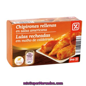 Dia Chipirones Rellenos En Salsa Americana Lata 72 Grs