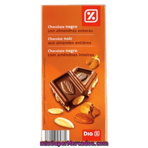 Dia Chocolate Negro 55% Con Almendras Tableta 200 Gr