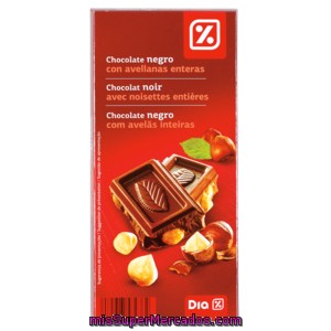 Dia Chocolate Negro 55% Con Avellanas Tableta 200 Gr