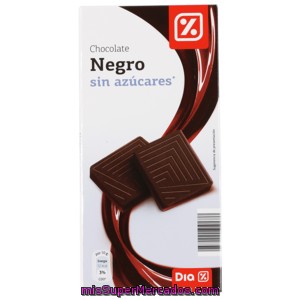 Dia Chocolate Negro Sin Azúcar Tableta 100 Gr