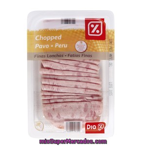 Dia Chopped De Pavo Finas Lonchas Envase 200 Gr