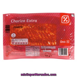 Dia Chorizo Extra Lonchas Sobre 225 G