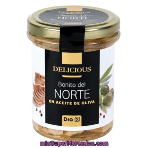 Dia Delicious Bonito Del Norte En Aceite De Oliva Frasco 140 Gr