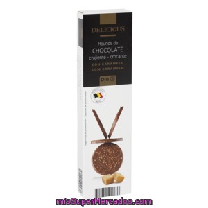 Dia Delicious Choco Redondo Crujiente Con Caramelo Caja 75 Gr