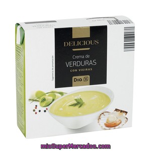 Dia Delicious Crema De Verduras Con Vieiras Brick 600 Ml