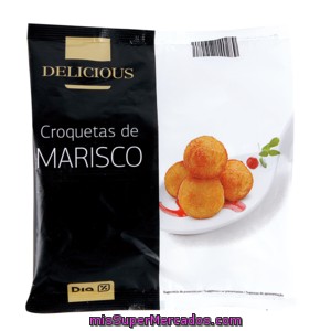 Dia Delicious croquetas De Marisco Bolsa 400 Gr