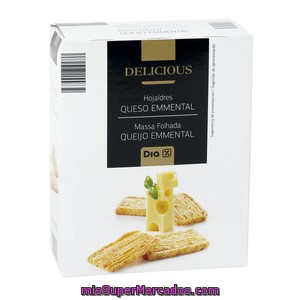 Dia Delicious Hojaldres Queso Emmental Caja 70 Gr