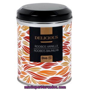 Dia Delicious Infusión Rooibos Vainilla Lata 100 Gr