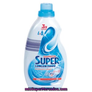 Dia Detergente Máquina Líquido Superconcentrado Botella 1 Lt