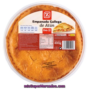Dia Empanada De Atún Refrigerada Envase 400g