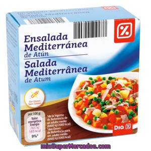 Dia Ensalada Mediterranea De Atún Lata 135 Gr