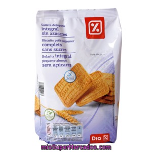 Dia Galleta Desayuno Integral Sin Azúcar Bolsa 350 Gr