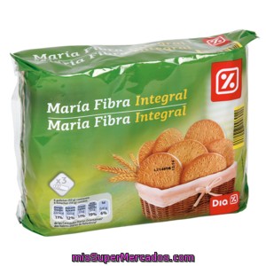 Dia Galleta María Fibra Integral Paquete 600 Gr