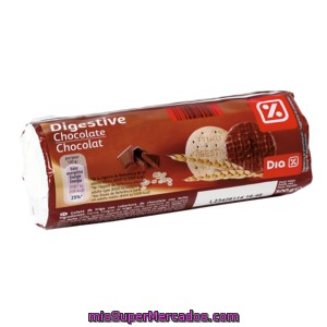 Dia Galletas Tipo Digestive Con Chocolate Paquete 300 Grs