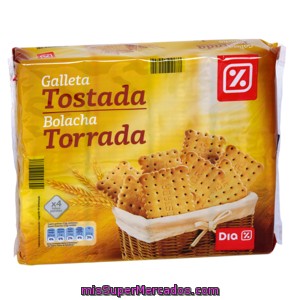 Dia Galletas Tostadas 4 Paquetes X 200 Grs Envase 800 Grs