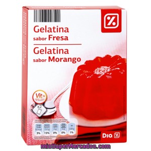 Dia Gelatina Sabor Fresa 2 Sobres Estuche 170 Grs