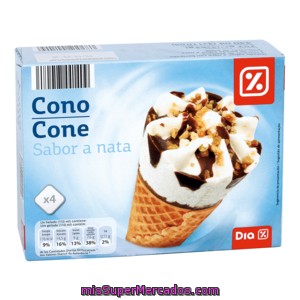 Dia Helado Conos Nata Pack 4 Uds