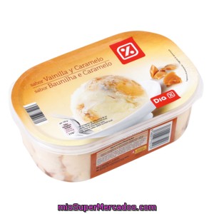 Dia Helado Vainilla Y Caramelo Barqueta 900 Ml