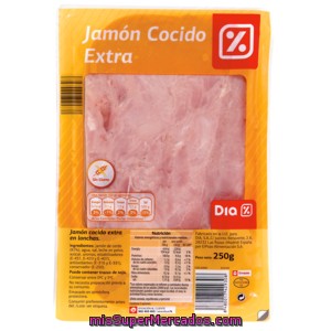 Dia Jamón Cocido Extra Sobre 250 G