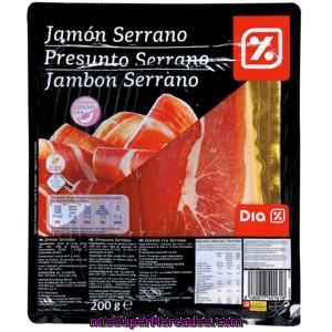 Dia Jamón Serrano Lonchas Sobre 200 G