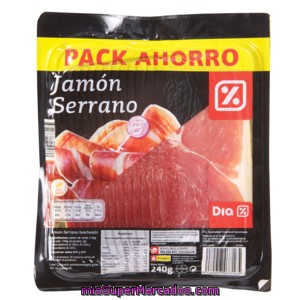 Dia Jamón Serrano Sobre 240 G