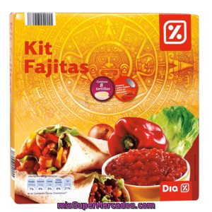 Dia Kit Fajitas Estuche 490gr