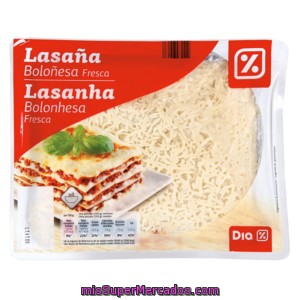 Dia Lasaña Boloñesa Envase 1 Kg