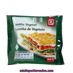 Dia Lasaña Vegetal Estuche 600 Gr