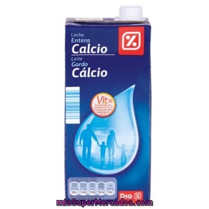 Dia Leche Entera Calcio Brik 1 Lt