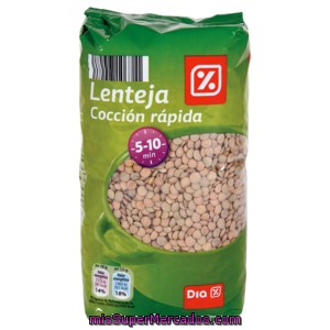 Dia Lenteja Cocción Rápida Bolsa 1 Kg