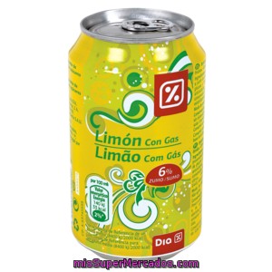 Dia Limón Con Gas Lata 33 Cl