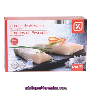 Dia Lomos De Merluza Caja 400 Gr