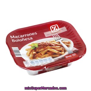 Dia Macarrones Boloñesa Envase 325 Gr