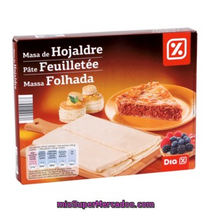 Dia Masa De Hojaldre Extendida Caja 500 Gr