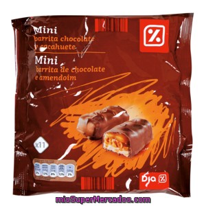 Dia Mini Barrita Chocolate Cacahuete Bolsa 250 Gr