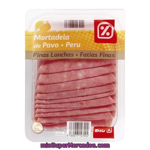 Dia Mortadela De Pavo Finas Lonchas Envase 200 Gr