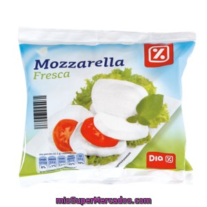 Dia Mozzarella Fresca Bolsa 125 G