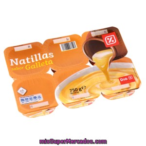 Dia Natillas Galleta Pack 6 Unidades 125 G