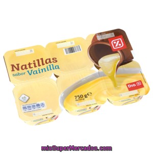 Dia Natillas Vainilla Pack 6 Unidades 125 G