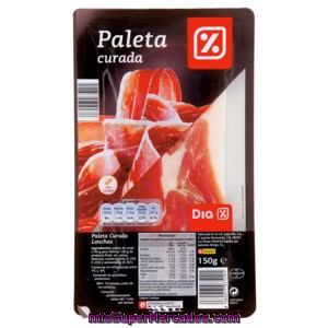 Dia Paleta Curada Lonchas Sobre 150 G