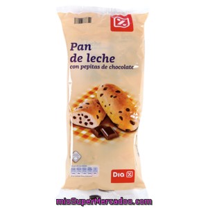 Dia Pan De Leche Con Pepitas De Chocolate Bolsa 365 Gr