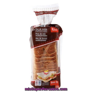 Dia Pan De Molde Multicereales Bolsa 500gr