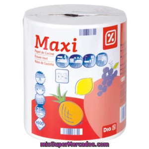 Dia Papel De Cocina Maxi 600 Servicios Rollo 1 Ud