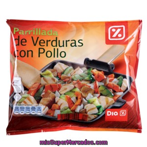 Dia Parrillada De Verduras Con Pollo Bolsa 500 Gr