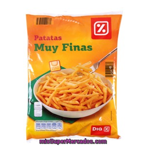 Dia Patatas Fritas Congeladas Muy Finas Bolsa 1 Kg