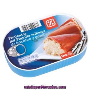 Dia Pimient Rellenos Bacalao & Gambas Lata 260gr