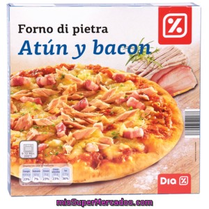 Dia Pizza Atún Y Bacon Caja 400 Gr