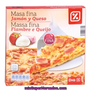 Dia Pizza Masa Fina Vegetal Caja 350 Gr