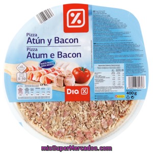 Dia Pizza Refrigerada De Atún Y Bacon Envase 400g