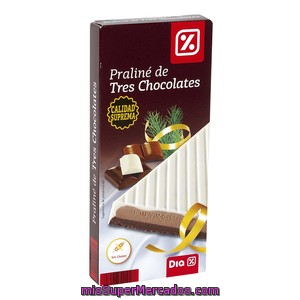 Dia Praliné De Tres Chocolates Estuche 200 Gr